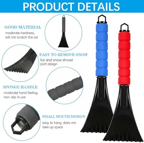 Frienda 12 Pack Ice Scraper for Car Windshield - Image 3