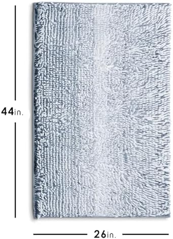 Hearth & Harbor Bathroom Rugs, Chenille Bath Mat - Image 3