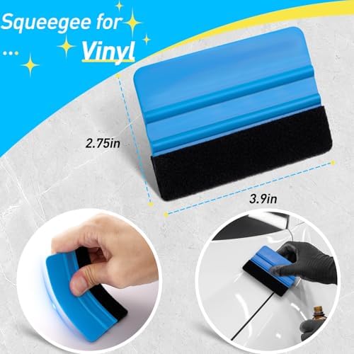15PCS Window Tint Kit, Felt Squeegee - Image 2
