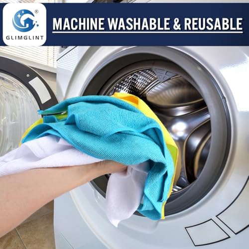 GLIMGLINT Microfiber Cleaning Cloth, 150 Pack Towels - Image 6
