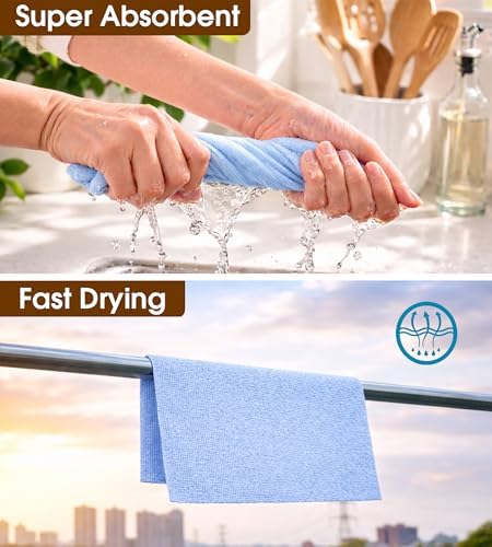 KitchLife Microfiber Cleaning Cloth Roll, 200 Pack - Image 4