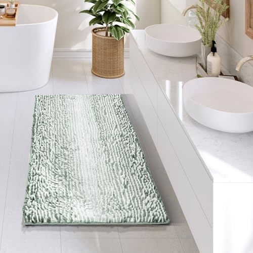 Hearth & Harbor Bathroom Rugs, Chenille Bath Mat - Image 2