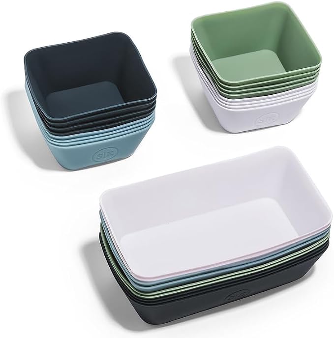 The Silicone Kitchen Reusable Silicone Bento Baking Cup, BPA Free, Dishwasher by TheSiliconeKitchen
