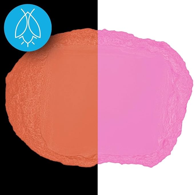 Glow in The Dark Pigment Powder - Neutral and Fluorescent Color for Art Painting, Fine Art, Nail Art Paint, and DIY Crafts - Long Lasting, 10+ Color Options - Fluorescent Pink - (60 Grams/ 2.12 oz)