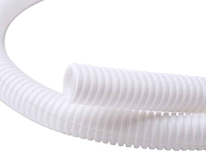 Alex Tech 50ft - 1/2 inch Split Wire Loom Tubing - White by AlexTech