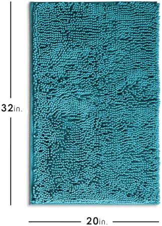 Hearth & Harbor Bathroom Rugs, Chenille Bath Mat - Image 3