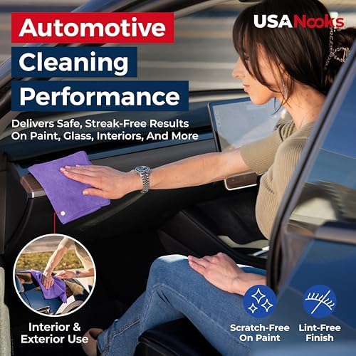 USANOOKS Premium 300GSM Microfiber Cleaning Cloth - Image 5