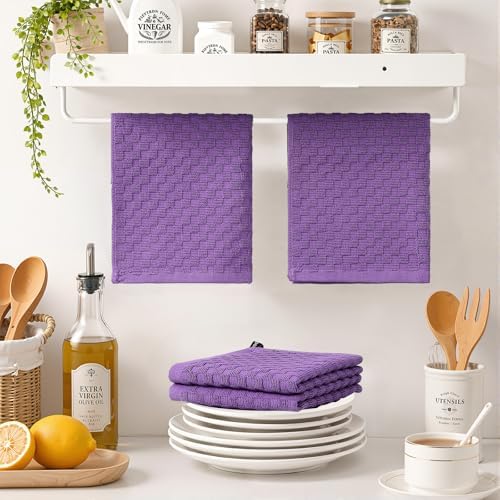 Homaxy 100% Cotton Terry Dish Cloths - Image 6