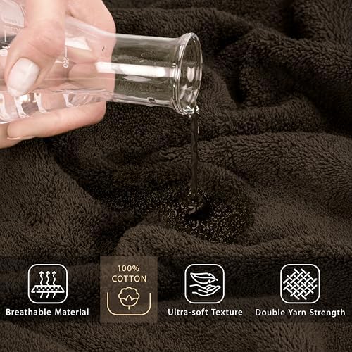 Cotton Paradise 100% Cotton Turkish Towel, Soft Absorbent Quick Dry, 40x80 - Image 4
