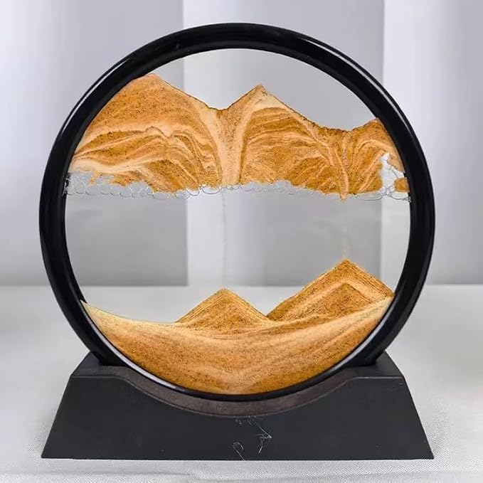 Moving Sand Art Liquid Motion, 3D Deep Sea Sandscape Color Quicksand Decor - Image 2