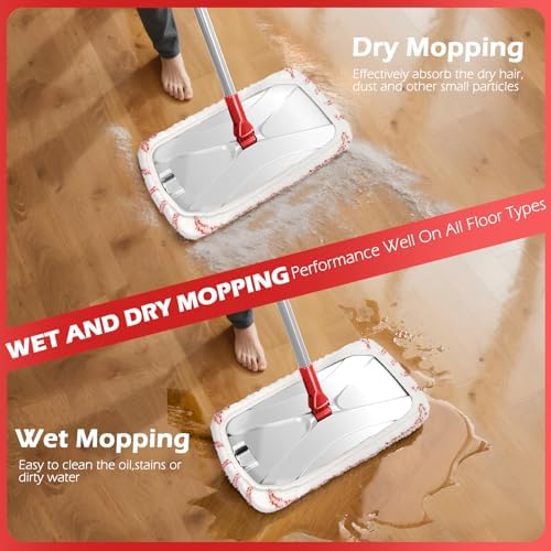 Masthome Extra Large Microfiber Flat Mop, Dust Mop - Image 5