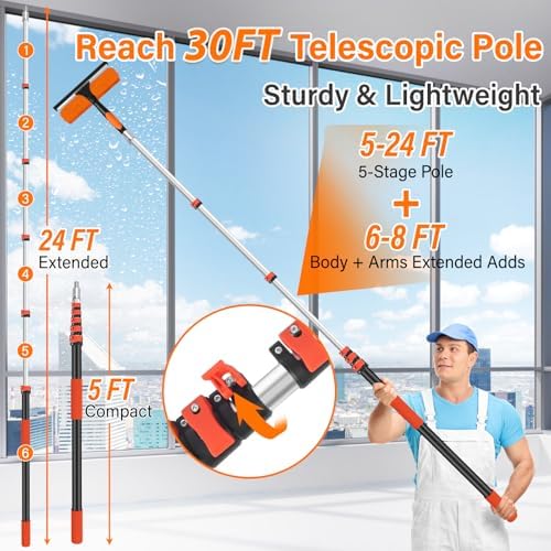 30FT High Reach Duster Cleaning Kit - Image 2