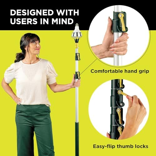 DOCAZOO Extension Telescoping Pole 5-12 Ft - Image 5