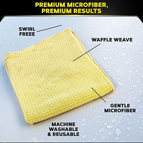 Meguiar's Water Magnet Microfiber Drying Towel, Premium Car Wash Microfiber - Image 3
