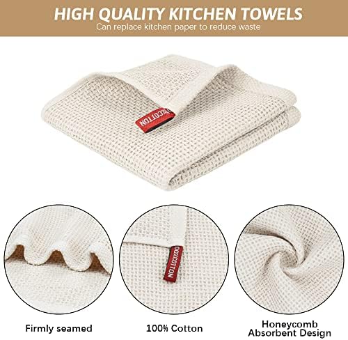 Nialnant 12 Pack Kitchen Dish Towels, 100% Cotton - Image 4