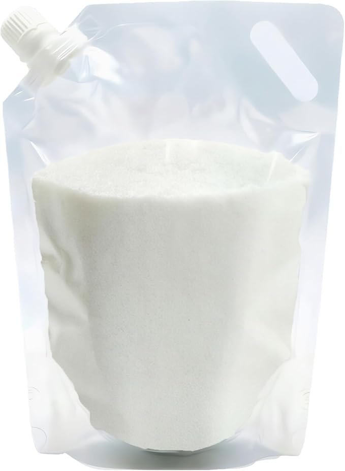 AOSWTLIF White Quartz Sand 40-80 Mesh, 4 LB | Natural Decorative Craft Sand by AOSWTLIF