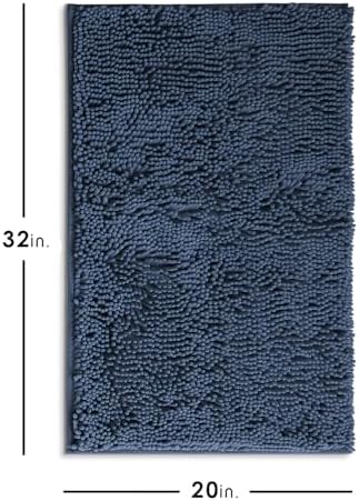 Hearth & Harbor Bathroom Rugs, Chenille Bath Mat - Image 3