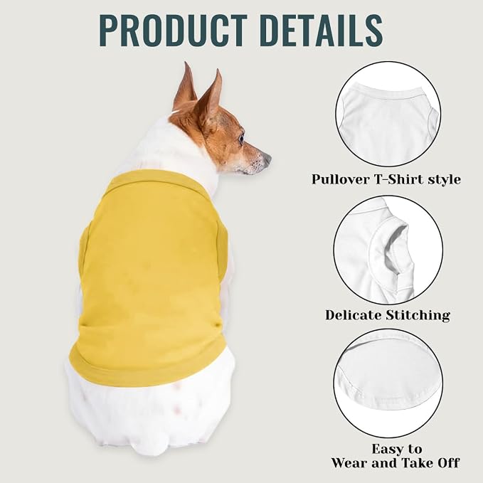 Customized Dog Shirt Custom Pet Clothes T Shirts - Image 4