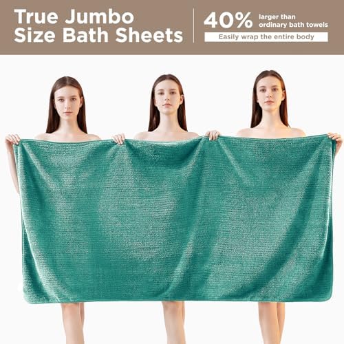 8 Piece Bath Towels Set, 2 Oversized 35 * 70 in Bath, 2 Hand, 4 Wash - Image 3