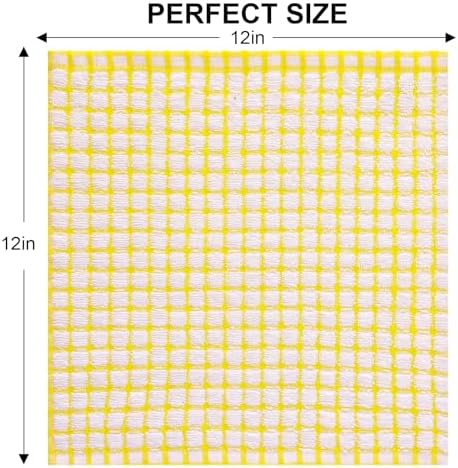Kitinjoy Cotton 10 Pack Terry Kitchen Dish Cloths - Image 2