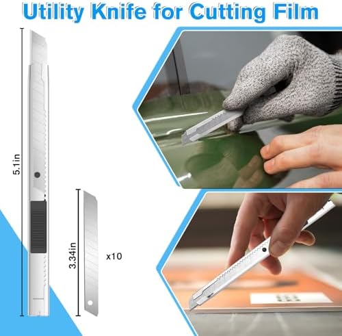 18PCS Window Tint Kit, Felt Squeegee - Image 5