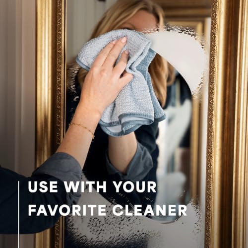 S&T INC. Aura Microfiber Glass Cleaning Cloth, 2 Pack - Image 4