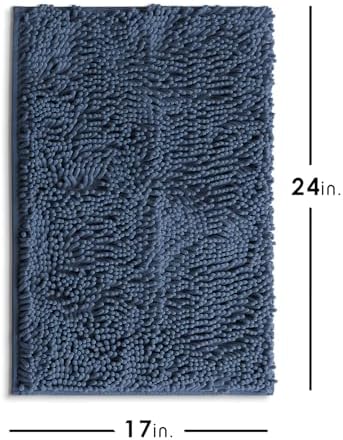 Hearth & Harbor Bathroom Rugs, Chenille Bath Mat - Image 3