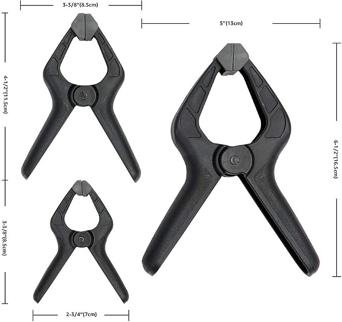 Amazon Basics 14-Piece Nylon Spring Clamp Set - Image 2