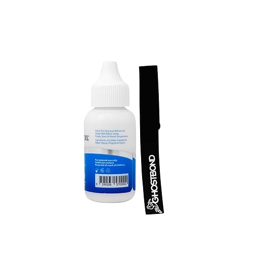 GHOSTBOND XL Hair Replacement Adhesive 1.3oz & Elastic Meltband Set | Invisible Bonding, Sweat-Resistant Wig Glue for a Flawless Hairline