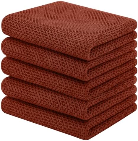Homaxy 100% Cotton Waffle Weave Kitchen Towels by Homaxy