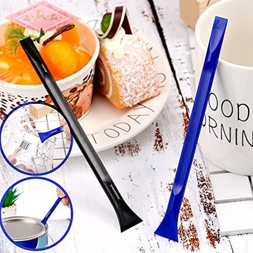 Honoson 6 Pcs Plastic Scraper Tool Non-Scratch Carbon Fiber Blue+Black - Image 5