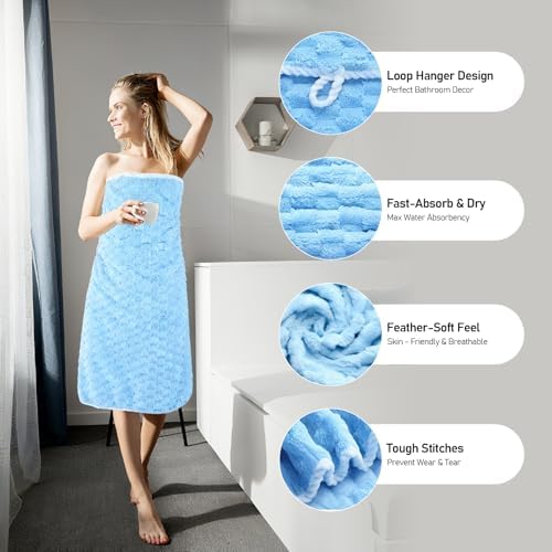 Extra Large Microfiber Bath Towels, 35″ x 70″ - Image 4