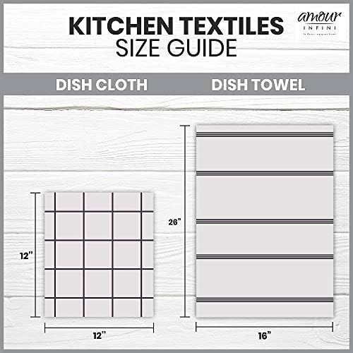 AMOUR INFINI Kitchen Towels Pack of 4 - Image 6