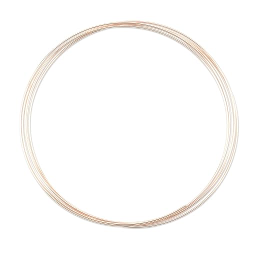 Beadalon Carbon Steel Memory Wire, Extra Heavy Duty Round, Extra Large Necklace by Beadalon