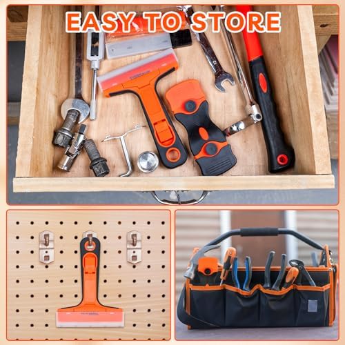 2Pack Razor Blade Scraper with 40Pcs Blades - Image 5