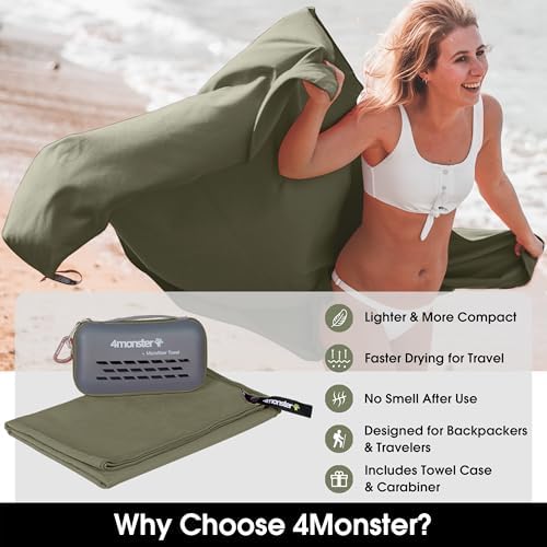 4Monster Quick Dry Travel Towel - Image 2