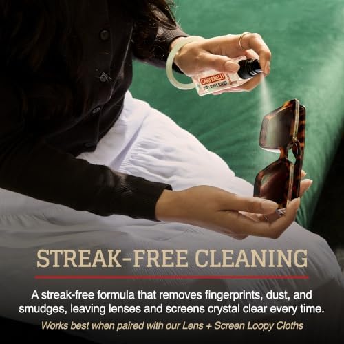 CAMPANELLI Lens & Screen Cleaner Spray, Streak-Free Formula, 2 Fl Oz - Image 2