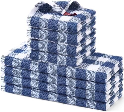 Homaxy Kitchen Towels and Dishcloths Set of 8 by Homaxy