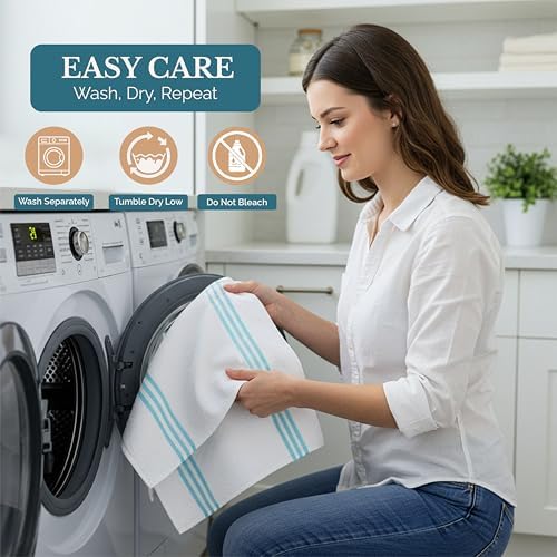 Casa Platino Kitchen Towel Set 8 Pc - Image 3
