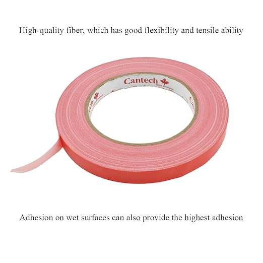 HAHIYO Red 0.5Inch Wide Floral Tape, Waterproof Florist Tape Flower Wrap Adhesive Waterproof Decorative Tape for Bouquet Stem Wrapping Flower Arranging and Floral Craft, 2Rolls 200Feet/66Yard