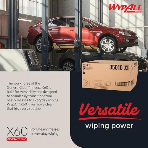WypAll GeneralClean X60 Multi-Task Cleaning Cloths, 3 x 100 Towels - Image 5