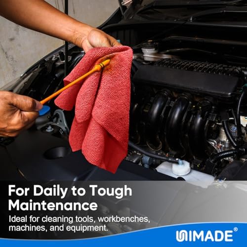 UNIMADE Shop Towels Rags, 150 Pack Reusable Microfiber Cleaning Cloth - Image 4