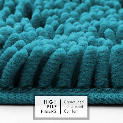 Hearth & Harbor Bathroom Rugs, Chenille Bath Mat - Image 6