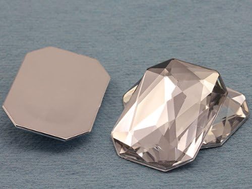 40X30mm Crystal A01 Flat Back Acrylic Octagon Jewels Pro Grade Individually - Image 7