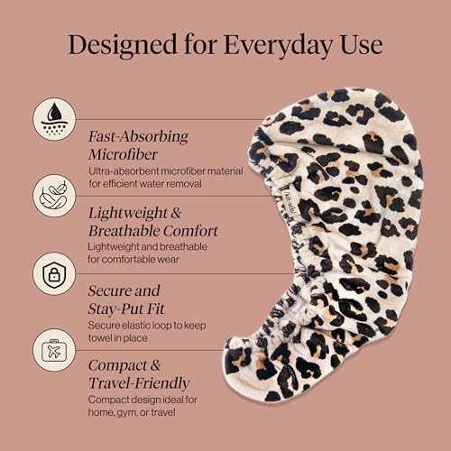 Kitsch Microfiber Hair Towel Wrap - Image 3