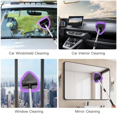 Qydipclin 10pcs Windshield Cleaning Tool Car Interior Window Cleaner Kit - Image 6