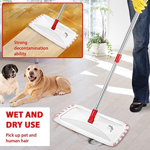 Hardwood Floor Mop, Extended Large Flat Floor Mop - Image 3