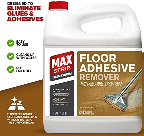 Max Strip Floor Adhesive Remover, Carpet & Mastic Glue Stripper, 1 Gal - Image 5