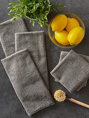 DII Cleaning Collection Soft Highly Absorbent Microfiber, Dishtowel Set - Image 6