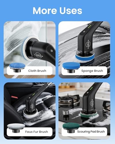 Electric Spin Scrubber, Cordless Cleaning Brush - Image 7